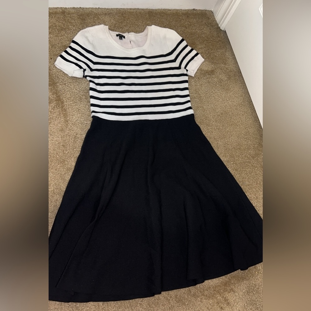 Black and white dress